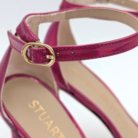 $475 Stuart Weitzman Nudistcurve 75 High Heel Sandals Women's Pink Size US5B - Picture 10 of 10